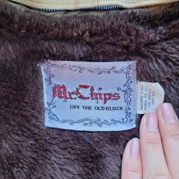 Mr. Chips vintage men's classic trench coat with Removable fur lining - Picture 9 of 14